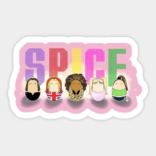 Spice Girls Tiggles Sticker